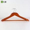 17.5 inch round bar family shirt wholesale colored wooden hangers
